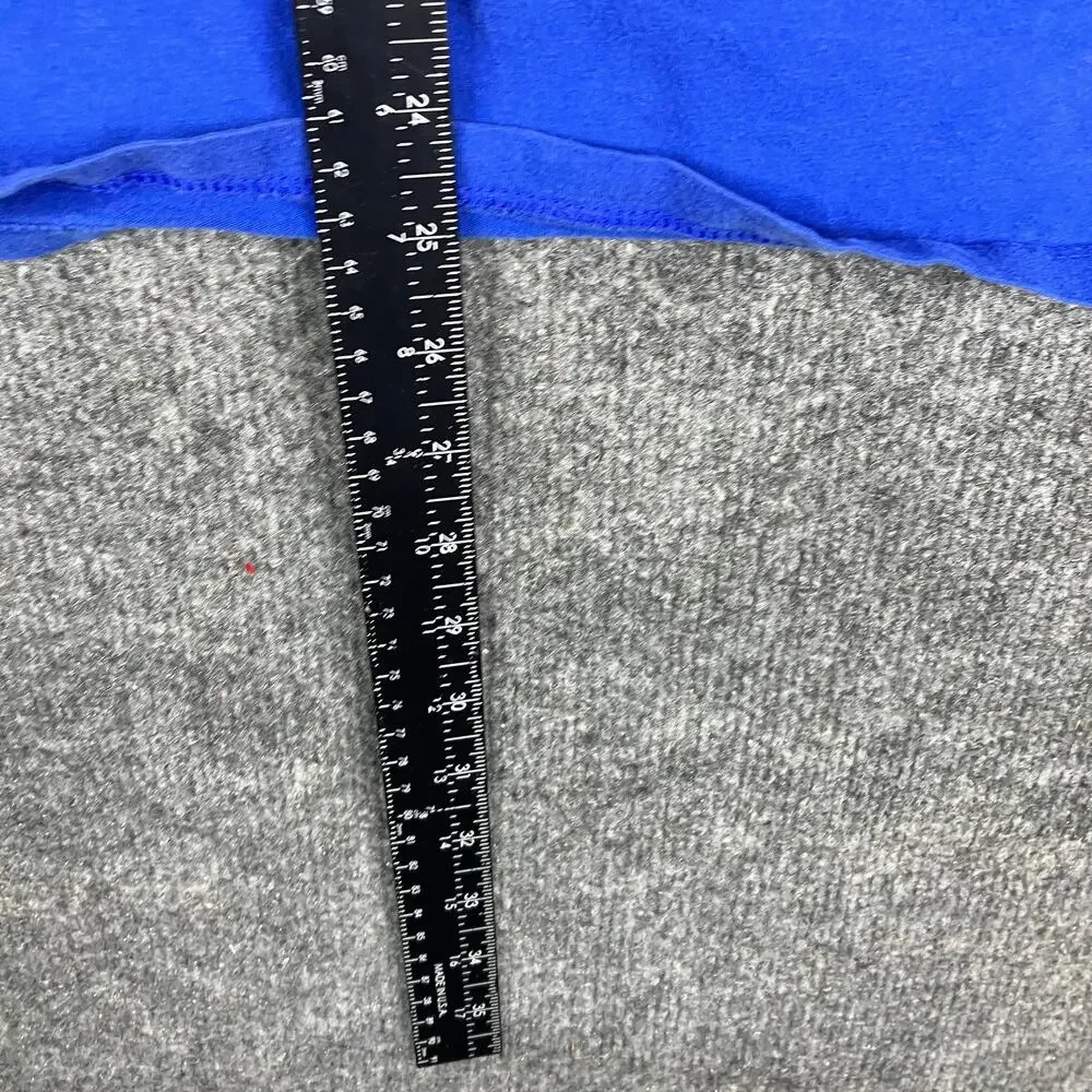 The North Face T-Shirt Mens Size S Blue Red Graphic Logo Crewneck Outdoor Casual